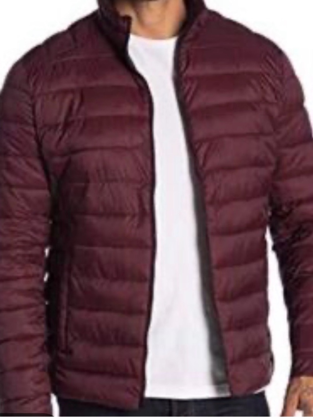 Michael Kors Men's Puffer Jacket l Burgundy l Sm